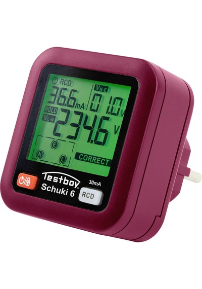 Testboy Testavit Schuki 6 Lcd Priz Test Cihazı