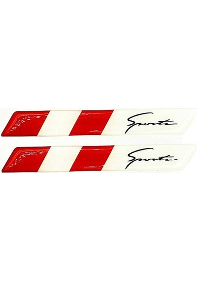 Türkiye Çamurluk Logosu Uyumlu Kırmızı Beyaz Damla Sticker - Türkiye Sports Sticker Damla -