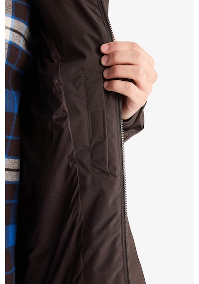 Defacto Su İtici Regular Fit Dik Yaka İç Cepli Fermuarlı Cepli Mont F5711ax25wnbn338 Kahve-bn338