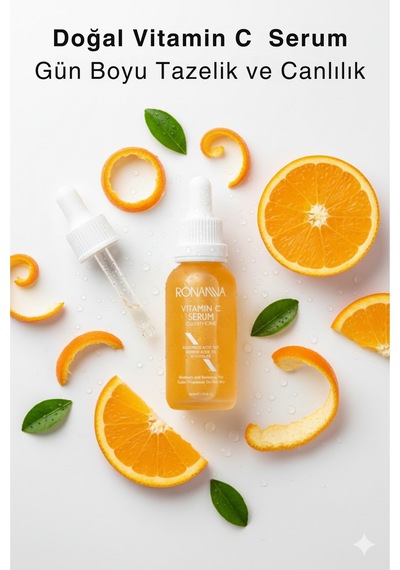 Ronanna C Vitamini Serum Leke Karşıtı,aydınlatıcı,nemlendirici Cilt Tonu Eşitleyici %20 Ascorbic Acid30ml