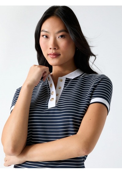 Guess Kısa Kollu Polo Yakalı Alphonsine Çizgili Kadın Çok Renkli Polo T-shirt W6gp17k2946-sb09 Çok Renkli Guess Kısa Kollu Polo Yakalı Alphonsine Çizgili Kadın Çok Renkli Polo T-shirt W6gp17k2946-sb09 Çok Renkli