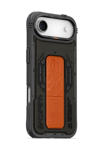 Apple Uyumlu iPhone 17 Air Kılıf Skinarma M-safe Şarj Özellikli Airbag Standlı Phantom Kapak Yeşil