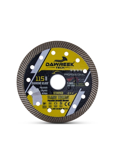 Dawreek Dt009cd 115mm Profesyonel İnce Turbo Pro Elmas Testere Porselen-seramik-mermer
