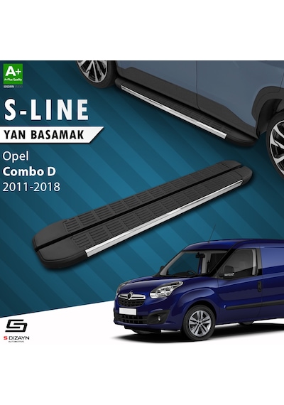 S-dizayn Opel Combo D S-line Krom Yan Basamak 193 Cm 2011-2015