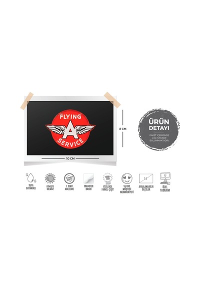 Bay Etiket Msl25 Ucus Servisi (Flying Service) Sticker