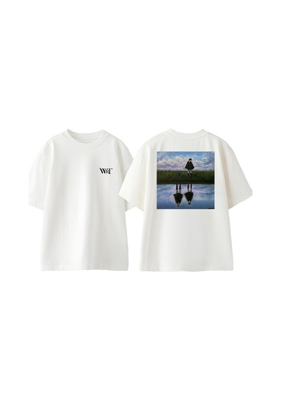 Thewert Attack On Titan Levi Erwin1 Tasarım Sırt Baskılı Pamuk Beyaz Oversize T-shirt