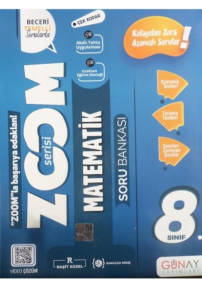 8. Sınıf Matematik Soru Bankası Zoom Serisi/raşit Güzel
