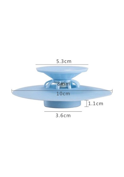 2 Kademeli Lavabo Ve Küvet Tıkacı Süzgeç Silikon Buton Lavabo Gider Tıpası 1 Adet Silikon Diğer