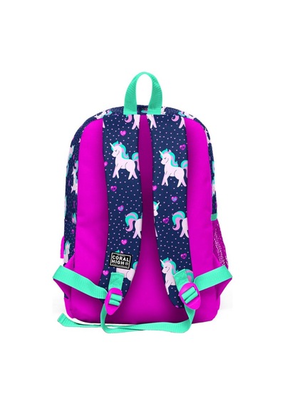 Coral High Kids Lacivert Pembe Unicorn Desenli Dört Bölmeli USB Şarjlı Kulaklık Çıkışlı Okul Sırt Çantası 23270 Coral High Kids Lacivert Pembe Unicorn Desenli Dört Bölmeli USB Şarjlı Kulaklık Çıkışlı Okul Sırt Çantası 23270