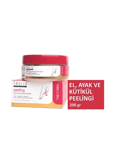 Thalia Üre & Jojoba Yağı İçerikli Onarıcı El & Ayak Kütikül Bakım Peelingi 200gr