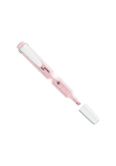 Pastel Ve Fosforlu İki Uçlu Kalem - Pembe 124-Pembe