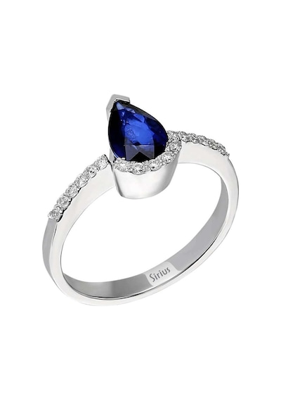 Sirius Pırlanta Ve Damla Safir Taşlı Yüzük 0862R0001