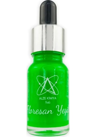 Floresan Yeşil Parlak Sıvı Mum Boyası 20 Ml