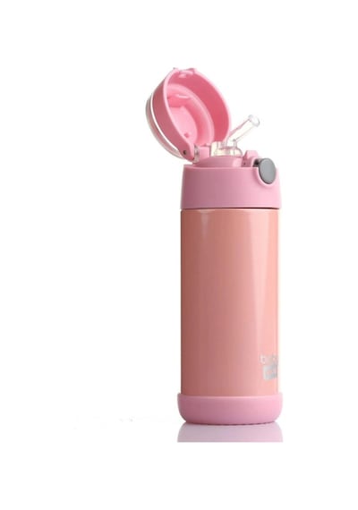 Baby Plus Baby Plus Çelik Termoslu Matara 350 Ml Pembe