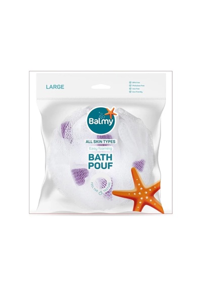 4 Adet Balmy Ponpon Banyo Lifi Large Çok Renkli