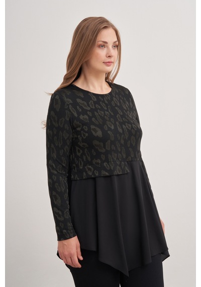 Aker 24aw15747112 Büyük Beden Tunik 24aw15747112 044 Haki