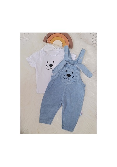 Baby Buu Kulak Detaylı Erkek Bebek Yazlık Bayramlık Salopet Bahçıvan Tulum Takımı 6-9ay, 9-12ay, 12-18ay, 18-24ay Beyaz Beyaz Baby Buu Kulak Detaylı Erkek Bebek Yazlık Bayramlık Salopet Bahçıvan Tulum Takımı 6-9ay, 9-12ay, 12-18ay, 18-24ay Beyaz Beyaz