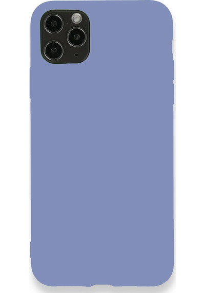 Apple Uyumlu iPhone 11 Pro Max Kılıf Nano Lansman Silikon Arka Kapak Lila
