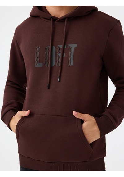 Regular Fit Erkek Sweatshirt Kahverengi