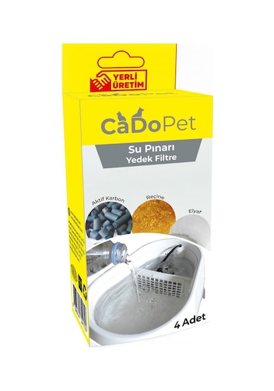 Cado Pet Su Pınarı Yedek Kartuş Filtre 4'lü