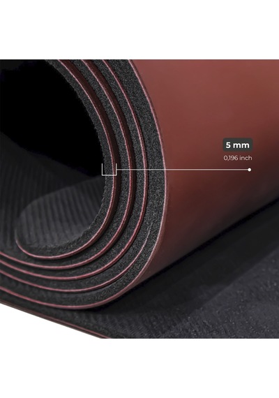 Rebuwo Hizalama Tasarım 5mm Kauçuk Mat Kaydırmaz Yoga Mat Pilates