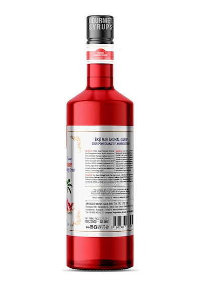 Nish Ekşi Nar Aromalı Şurup 700ml - Pet Şişe