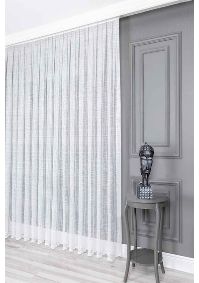 Evdepo Home Kullanıma Hazır Örme Tül Perde (540736759)