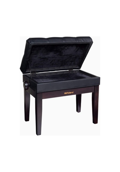 Roland Rpb - 500pe Piyano Taburesi, Vinil Koltuklu, Nota Bölmeli, Ayarlanabilir Yükseklik Siyah 1