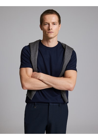 Pierre Cardin Lacivert Regular Fit Basic Tişört 50335881-vr033