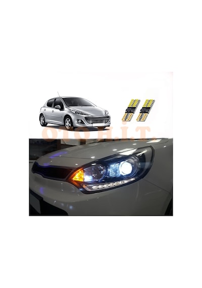 Peugeot 207 Uyumlu Park Ampulü Beyaz Led Aydınlatma Ampulü Canbus'li