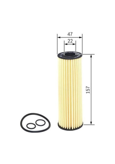 BOSCH F026407132 Yağ Filtresi Mercedes W204 W212 07-