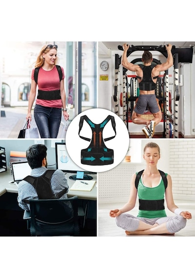 Posturex Yeleği Ortopedik Bel Sırt Dik Duruş Korsesi Korsesi