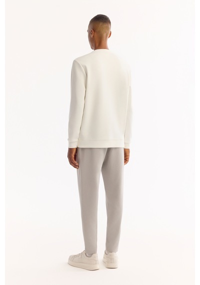 Avva Erkek Siyah Bisiklet Yaka Pamuklu Bi-stretch Baskılı Regular Fit Sweatshirt A52y1215 Ekru Avva Erkek Siyah Bisiklet Yaka Pamuklu Bi-stretch Baskılı Regular Fit Sweatshirt A52y1215 Ekru