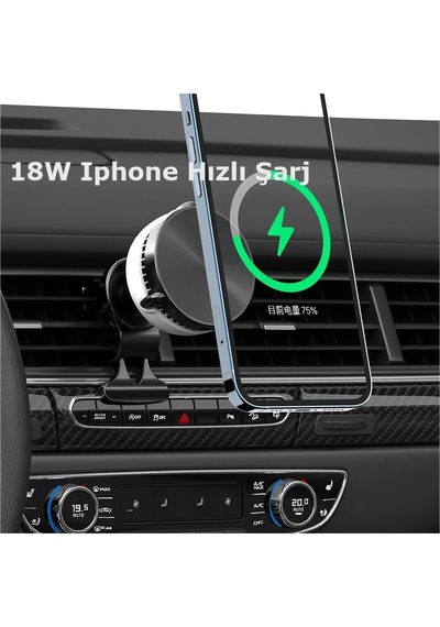 Mey İthalat Memo Gw03 Magsafe Araç Tutucu Çok Renkli