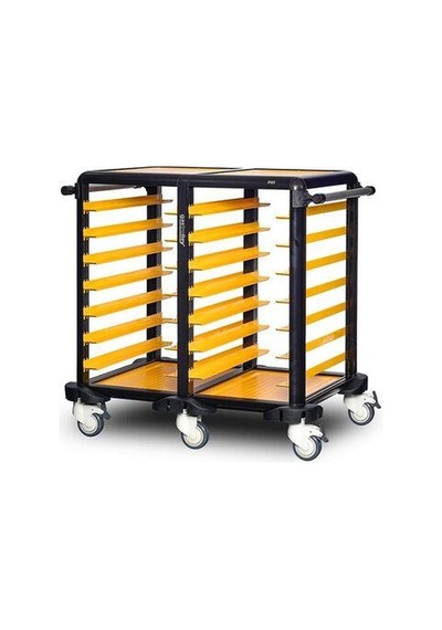 Gastrolley 75 İkili Servis Tepsi Arabası, Etrafı Açık, 101x71x99 Cm