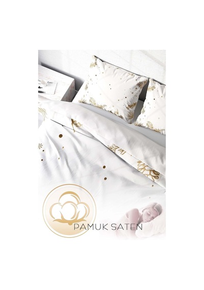 Çift Kişilik Pamuk Saten Nevresim Takımı 200x220, Monohome16845 Genel