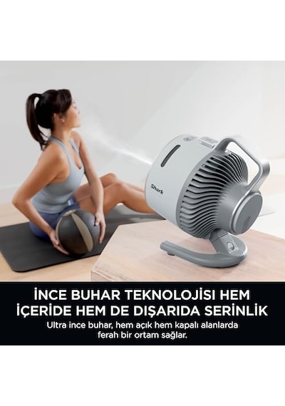 Shark Flexbreeze Hydrogo Serinletici Buharlı Fan - Dove