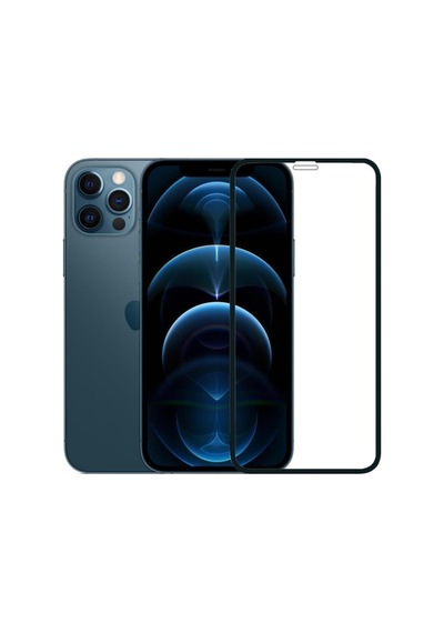 Apple Uyumlu   iPhone 12 Pro Max 6.7" 5D Mat Ekran Koruyucu