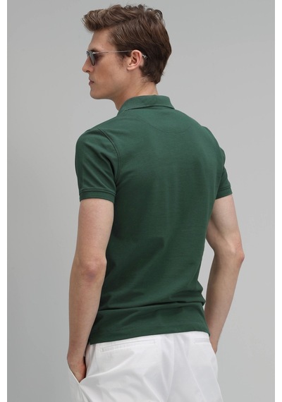 Lufian Laon Spor Polo Erkek Tişört Yeşil 111040055100600 Yeşil