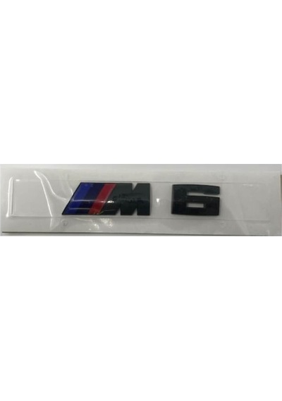 Bmw M6 Arka Bagaj Yazısı Piano Black