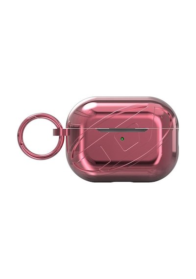 Diesel Apple AirPods Uyumlu Pro / Pro 2 İçin Parlak Kılıf - Pembe