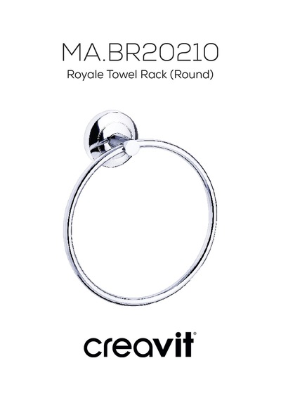 Creavit BR20210 Royale Havluluk (Yuvarlak) Krom