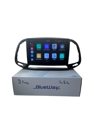 Fiat Doblo 2014-2020 Blueway 4-64 Profesyonel Oem Multimedia 9"