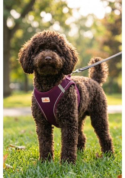 Kediler Ve Köpekler İçin Rahat, Dayanıklı Göğüs Tasması Xl Mor