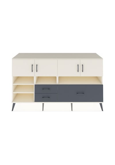 Kronos Konsol 8 Raflı 3 Çekmeceli 4 Kapaklı 176x59x99 Aytaşı-ayta Aytaşı-aytaşı/antrasit