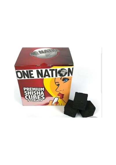 İnstatech One Nation 1Kg Nargile Kömürü Hindistan Cevizi Küp Kömür %100 Doğal