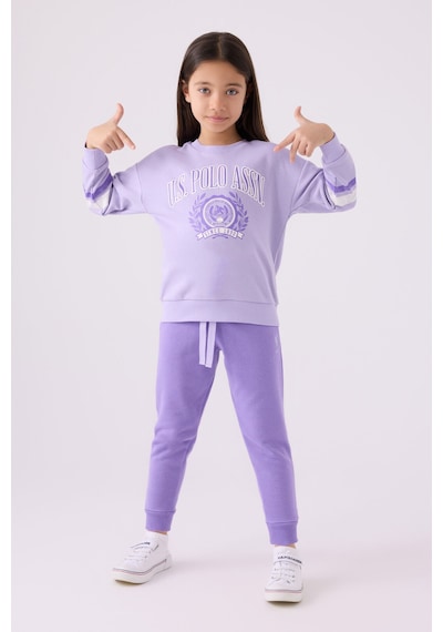 U.S. Polo Assn. U.s. Polo Assn Kız Çocuk Mor Eşofman Takımı Mor