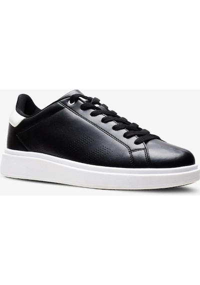 Lescon Loyal 2 Erkek Sneakers Spor Ayakkabı Siyah / Beyaz Beyaz