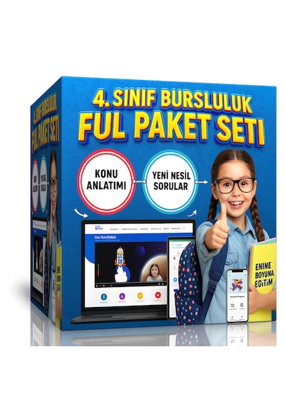 4. Sınıf Bursluluk Hazırlık Eğitim Seti Online Ful Eğitim