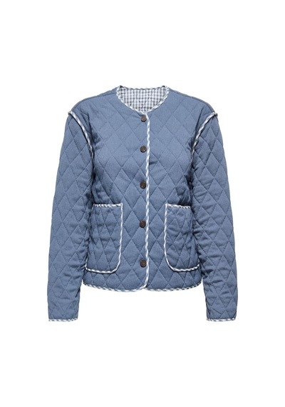 Only Onlbıll Lıfe Rev Quılted Jacket Cc Otw Kadın Blue Mont - 15361375 Mavi